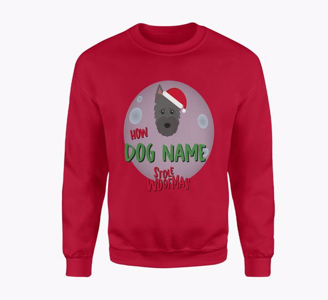 Dog Stole Christmas: Personalised {breedFullName} Adult Sweater